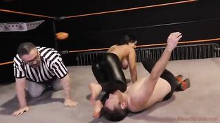 Hot brunette Nadia White dominates Glenn King in a mean world