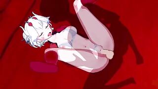 Beelzebub is fucking the hell out of this hot girl in a 3D scene
