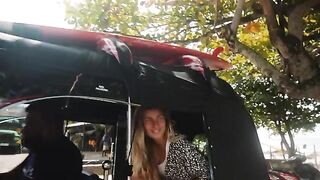 A couple enjoys a romantic sea sex and surfing adventure in this steamy vlog
