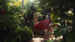 A couple enjoys a romantic sea sex and surfing adventure in this steamy vlog