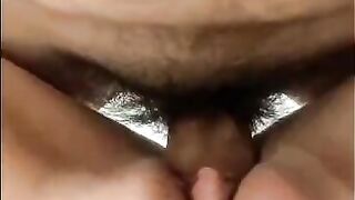 A man fucks his bare-assed sister-in-law after her nap, finishing on her ass