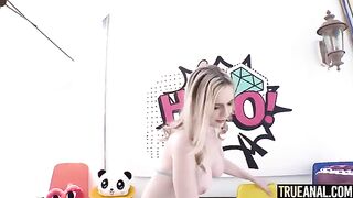 Rebel Rhyder gets her asshole gapped hard