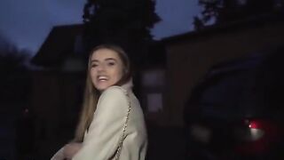 French babe agreed to get fucked on the street for cash - Public Agent