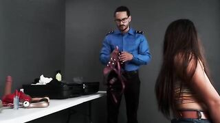 TSA agent found a toy in my bag and took me to his office