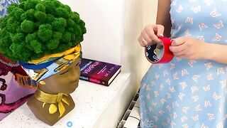 A stepson fucked his stepmom without using a condom, what a sin!