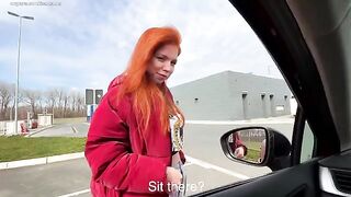 Stranger swallows dick and gets cum on her face