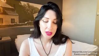 Hot MILF gives a deepthroat blowjob to her step daughter's BF