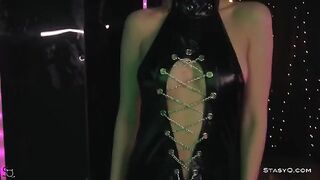 In pursuit of sex, the skinny teen AngelQ became a stripper