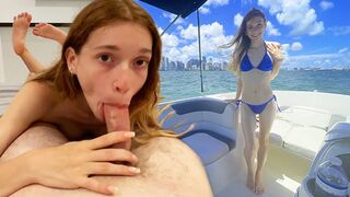 I took my GF Jessica Marie on a boat ride and then we had sex