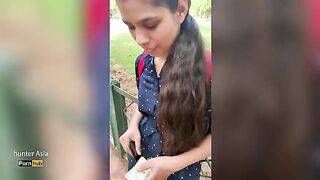 An Indian college girl agreed to sex for money, fucked in a hotel room