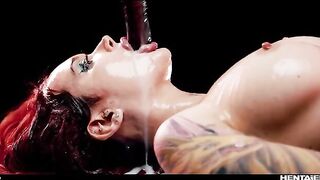 Hot girls are getting banged and filled with cum by huge Monsters