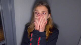 We fucked on the stairs while parents were at home - POV 4K