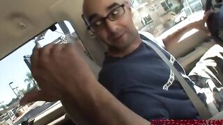 Chase Evans immortalized a blowjob in the back seat of the car