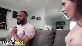 Petite teen Sera Ryder gets her tight pussy smashed by massive BBC