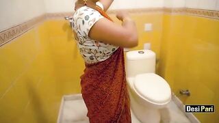 Desi Pari got fucked by neighbor suddenly at his place with clear Hindi audio