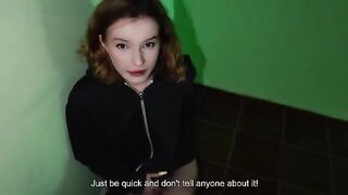 We fucked at the entrance, my parents were at home
