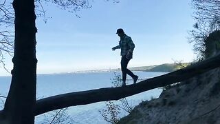 A walk with a Chihuahua around Gdynia Orłowo and some bold action