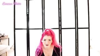Dancer girl shows her body to the camera and undresses slowly