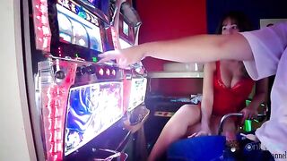 That's what double jackpot means, when she gets fucked twice in one night