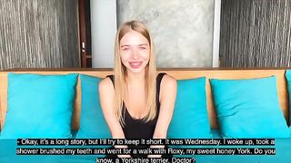 The girl is cheating on her husband at a psychotherapy session