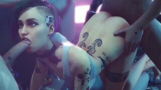 Cyberpunk 2077 compilation of Judy Alvarez and Panam Palmer’s hottest scenes