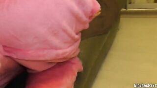 Two young students fucked at a college party