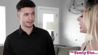 Stepsis asks if he likes how wet her pussy is