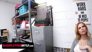 Sedona Reign, the big-titted MILF, gets fucked by a security officer