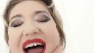 Blonde Nympho Nikky Dikky can't contain her thirst for anal, diving into extreme action