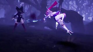Under The Witch Alpha - Hero Alice Introduction (Foot Job Animation)
