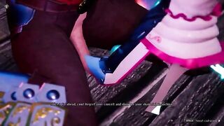 Under The Witch Alpha - Hero Alice Introduction (Foot Job Animation)