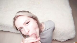 Deep blowjob with a hot sweet girl, just for you
