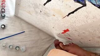 A MILF with big tits gets her pussy picture finished by a guy