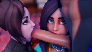 Compilation of the hottest Fortnite blowjob scenes ever