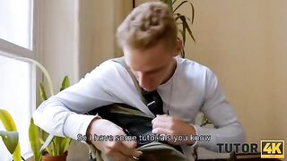 Instead of finishing college, the guy ended up in the mouth of his tutor