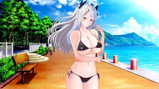 Huge Tits Waifu Prinz Eugen Pov Sex - Azur Lane Henti