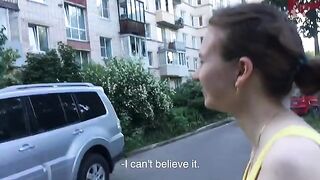 A cute girl met a stranger and got intimate in a steamy encounter