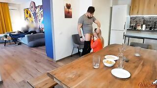 They caught their cheating partners in the act, right in the kitchen