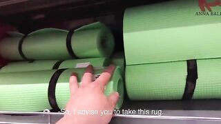 Help me choose a yoga mat for a future intimate session?