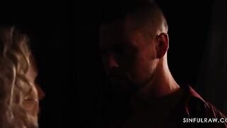 The wife cheats on her husband in a provocative way