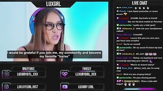 A popular streamer has sex with her fans online, showcasing big dick skills