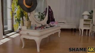 Pervert Wiccan turns out to be a hot mature woman in stockings