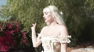 Skye Blue delivers a passionate performance with her natural assets