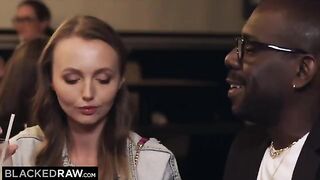 Sweet Sia takes the whole thing of Joss' big black cock