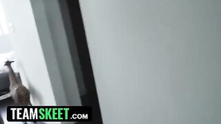 Curvy stepsis Daisy Stone enjoys riding big cock