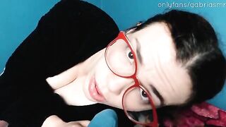 Redhead nerd getting fucked while her mom is beside - Gabri ASMR