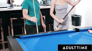 Cute PAWG intern seduces her boss and a friend to fuck her hard on Adult Time