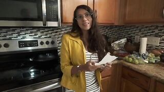 My stepmom has a big ass and she beats my egg in the morning