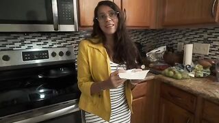 My stepmom has a big ass and she beats my egg in the morning