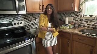 My stepmom has a big ass and she beats my egg in the morning